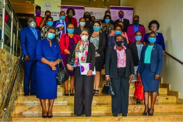 Participants at the 2nd Annual JLOS Anti-Corruption Forum (JAAF) held on 28th October 2020 at Mestil Hotel in Kampala (PHOTO: JLOS)