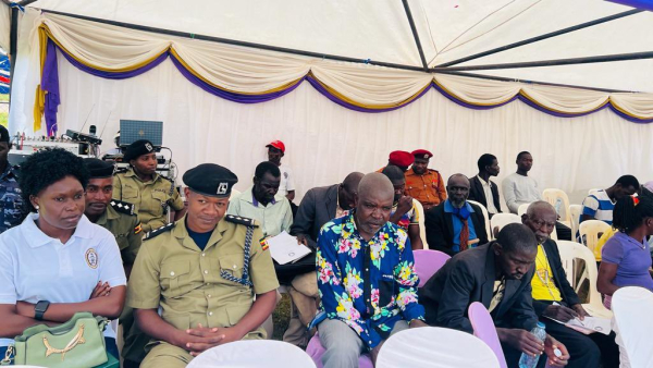 Stakeholders at the Kiryandongo Chief Magistrates Court Open Day in September 2023 (PHOTO: Judiciary)